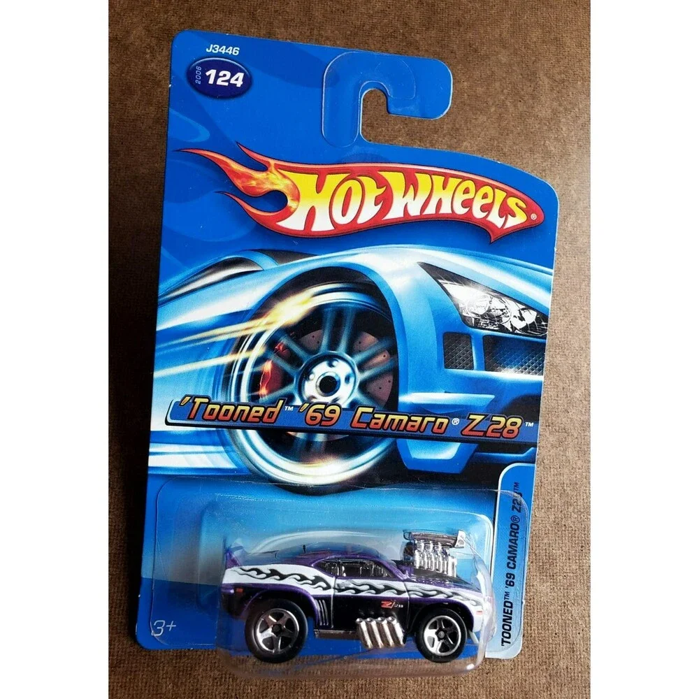 Hot Wheels TOONED '69 CAMARO Z28 Metalflake Purple 124 1:64 K-Mart Exclusive 5SP